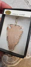 Load image into Gallery viewer, Custom Wire Wrapped Arrowhead Necklace/Pendant Sterling Silver
