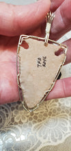 Load image into Gallery viewer, Custom Wire Wrapped Arrowhead Necklace/Pendant Sterling Silver