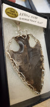 Load image into Gallery viewer, Custom Wire Wrapped Arrowhead Necklace/Pendant Sterling Silver