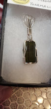 Load image into Gallery viewer, Custom Wire Wrapped Rough Watermelon Tourmaline Necklace/Pendant Sterling Silver