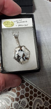 Load image into Gallery viewer, Custom Wire Wrapped White Buffalo & Bronze  Necklace/Pendant Sterling Silver