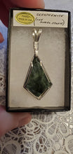 Load image into Gallery viewer, Custom Wire Wrapped Seraphenite (Angel Stone) Necklace/Pendant Sterling Silver