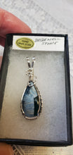Load image into Gallery viewer, Custom Wire Wrapped Bridewell Stone Necklace/Pendant Sterling Silver