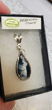 Load image into Gallery viewer, Custom Wire Wrapped Bridewell Stone Necklace/Pendant Sterling Silver