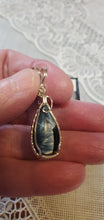 Load image into Gallery viewer, Custom Wire Wrapped Bridewell Stone Necklace/Pendant Sterling Silver
