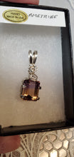 Load image into Gallery viewer, Custom Wire Wrapped Faceted Ametrine Neklace/Pendant Sterling Silver