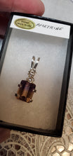 Load image into Gallery viewer, Custom Wire Wrapped Faceted Ametrine Neklace/Pendant Sterling Silver