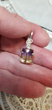 Load image into Gallery viewer, Custom Wire Wrapped Faceted Ametrine Neklace/Pendant Sterling Silver