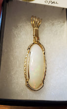 Load image into Gallery viewer, Custom Wire Wrapped Ethiopian Opal 7.5ct Necklace/Pendant 14kgf