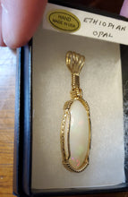 Load image into Gallery viewer, Custom Wire Wrapped Ethiopian Opal 7.5ct Necklace/Pendant 14kgf