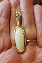 Load image into Gallery viewer, Custom Wire Wrapped Ethiopian Opal 7.5ct Necklace/Pendant 14kgf