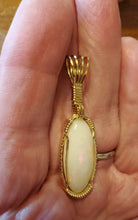 Load image into Gallery viewer, Custom Wire Wrapped Ethiopian Opal 7.5ct Necklace/Pendant 14kgf