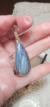 Load image into Gallery viewer, Custom Wire Wrapped Rebecca Iron Ore Slag Necklace/Pendant Sterling Silver