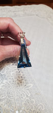 Load image into Gallery viewer, Custom Wire Wrapped Facet Blue Topaz  Necklace/Pendant Sterling Silver