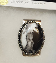 Load image into Gallery viewer, Custom Cut & Polished Limestone/Calcite Rockbridge County VA Money Clip