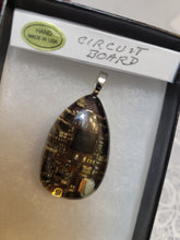 Load image into Gallery viewer, Custom Rare Circuit Board Neckace/Pendant Sterling Silver