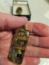 Load image into Gallery viewer, Custom Rare Circuit Board Necklace/Pendant Sterling Silver
