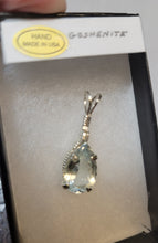 Load image into Gallery viewer, Custom Wire Wrapped Goshenite 4.5 ct Necklace/Pendant Sterling Silver