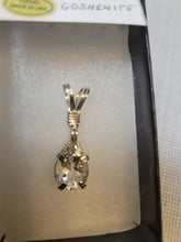 Load image into Gallery viewer, Custom Wire Wrapped Faceted Goshenite 3.1 cts Necklace/Pendant Sterling Silver