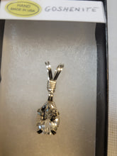 Load image into Gallery viewer, Custom Wire Wrapped Faceted Goshenite 3.1 cts Necklace/Pendant Sterling Silver