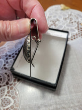 Load image into Gallery viewer, Custom Cut & Polished Gray Hokie Stone from Virginia Tech Quarries Silver Tone Money Clip