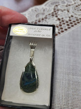 Load image into Gallery viewer, Custom Wire Wrapped Iron Ore Slag From Dickson TN Necklace/Pendant Sterling Silver