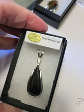 Load image into Gallery viewer, Custom Cut Polished Wire Wrapped Rockbridgeite Necklace/Pendant Sterling Silver