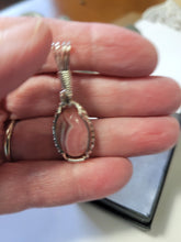 Load image into Gallery viewer, Custom Wire Wrapped Rhodochrosite Necklace/Pendant Sterling Silver