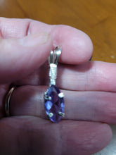 Load image into Gallery viewer, Custom Wire Wrapped Faceted Alexandrite (Corundum) Necklace/Pendant Sterling Silver