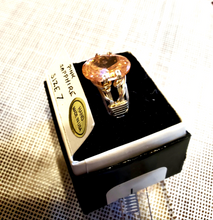 Load image into Gallery viewer, Custom Wire Wrapped Pink Sapphire Ring Size 7 Sterling Silver