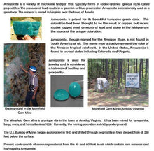 Load image into Gallery viewer, Custom Amazonite Ring Size 7  Wire Wrapped in Sterling Silver