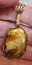 Load image into Gallery viewer, Custom Wire Wrapped Gold Bridewell Stone Necklace/Pendant 14kgf