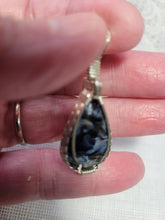 Load image into Gallery viewer, Custom Wire Wrapped Pietersite Necklace/Pendant Sterling Silver