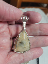 Load image into Gallery viewer, Custom Wire Wrapped Crazy Horse Monument Granite Set: Earrings Necklace Sterling Silver