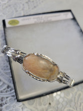 Load image into Gallery viewer, Custom Wire Wrapped Crazy Horse Monument Granite SD Bracelet Size 7 Sterling Silver