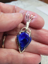 Load image into Gallery viewer, Custom Wire Wrapped Bridewell Stone Necklace/Pendant Sterling Silver
