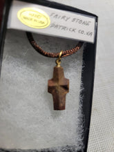 Load image into Gallery viewer, Fairy Stone Patrick County VA Necklace/Pendant With Brown Cord