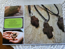 Load image into Gallery viewer, Fairy Stone Patrick County VA Necklace/Pendant with Brown Cord