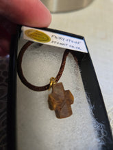 Load image into Gallery viewer, Fairy Stone Patrick County VA Necklace/Pendant with Brown Cord