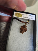 Load image into Gallery viewer, Fairy Stone Patrick County VA Necklace/Pendant with Brown Cord