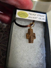 Load image into Gallery viewer, Fairy Stone Patrick County VA Necklace/Pendant with Brown Cord