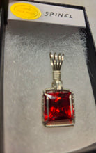 Load image into Gallery viewer, **SOLD **Custom Wire Wrapped Spinel Necklace/Pendant Sterling Silver