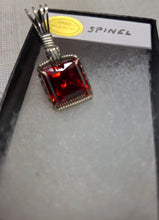 Load image into Gallery viewer, **SOLD **Custom Wire Wrapped Spinel Necklace/Pendant Sterling Silver