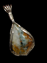 Load image into Gallery viewer, Custom Cut &amp; Polished &amp;  Wire Wrapped Mariposite Necklace/Pendant Sterling Silver