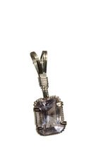 Load image into Gallery viewer, Custom Wire Wrapped Light Morganite Necklace/Pendant Sterling Silver