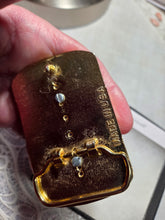 Load image into Gallery viewer, Custom Gold Stone Belt Buckle with gold/white tone made in USA