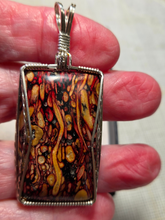 Load image into Gallery viewer, Custom Wire Wrapped Tumbleweed Necklace/Pendant Sterling Silver
