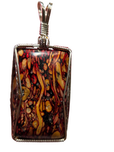 Load image into Gallery viewer, Custom Wire Wrapped Tumbleweed Necklace/Pendant Sterling Silver
