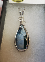 Load image into Gallery viewer, Custom Wire Wrapped Bridewell Stone Necklace/Pendant Sterling Silver