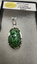 Load image into Gallery viewer, Custom Wire Wrapped European Vintage Stone Necklace/Pendant Sterling Silver